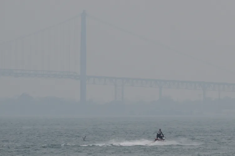 Wildfire smoke from Canada and Minnesota pushes farther into the US and engulfs DC in haze